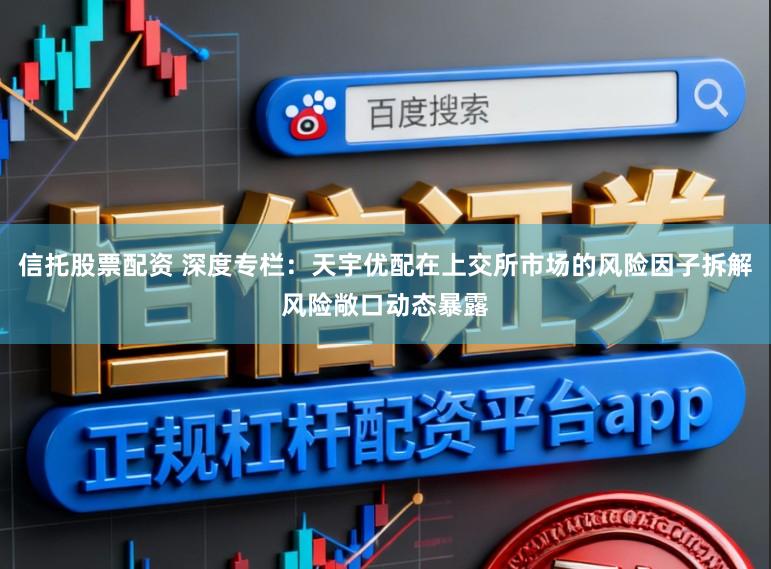 信托股票配资 深度专栏：天宇优配在上交所市场的风险因子拆解风险敞口动态暴露