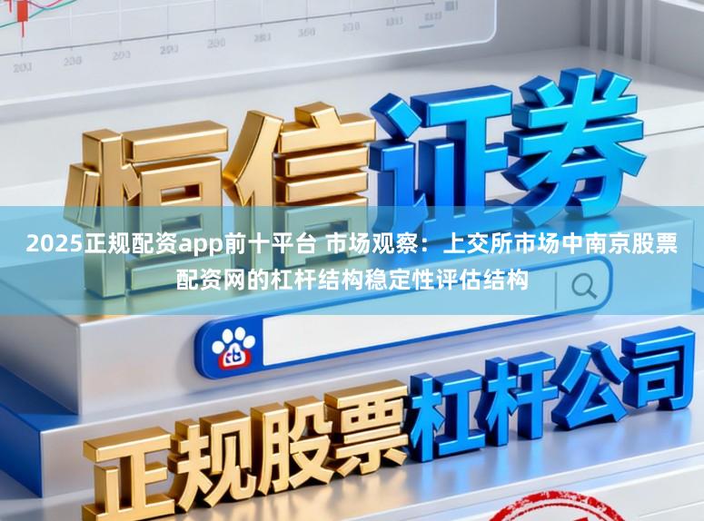 2025正规配资app前十平台 市场观察：上交所市场中南京股票配资网的杠杆结构稳定性评估结构